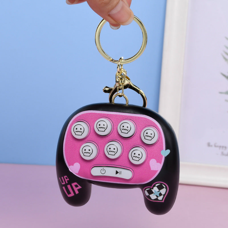 Consola de juego de Mango de dibujos animados de PVC al por mayor Gopher Keychain
